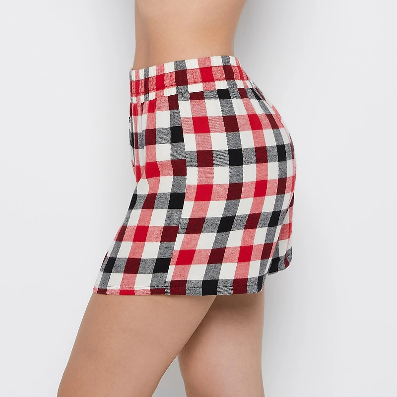 Flannel Boxer Short Winter Gingham