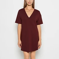 Brushed Jersey Sleep Shirt Russian Ruby