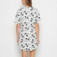 Brushed Jersey Sleep Shirt Medium Goddess Floral