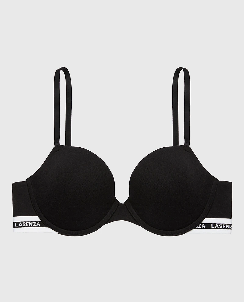 Padded Bra Tuxedo Black