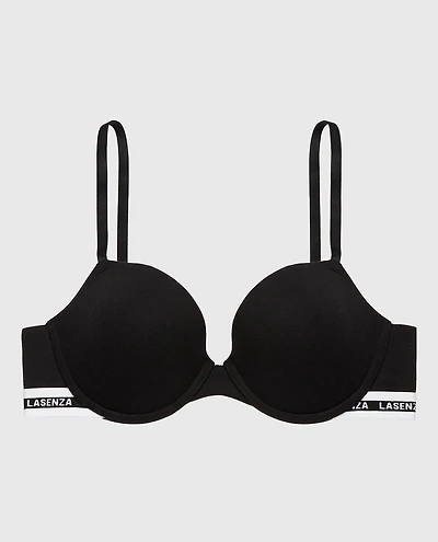 Padded Bra Tuxedo Black