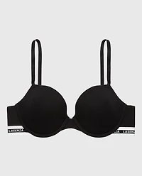 Padded Bra Tuxedo Black