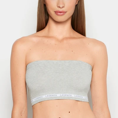 Seamless Bandeau Heather Grey
