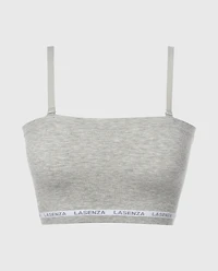 Seamless Bandeau Heather Grey