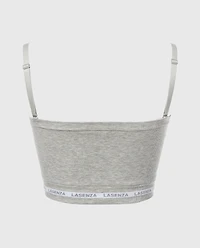 Seamless Bandeau Heather Grey