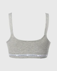 Seamless Triangle Padded Bra Heather Grey