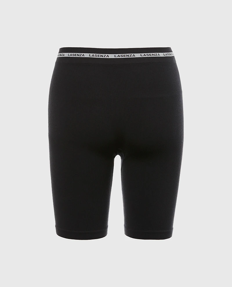 Seamless Bike Short Tuxedo Black