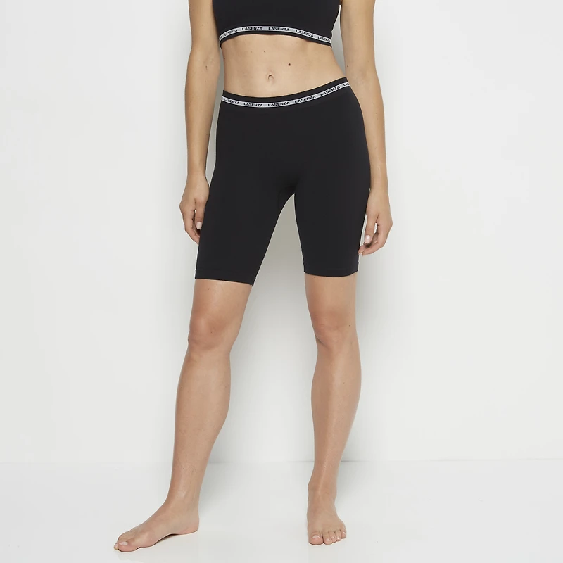 Seamless Bike Short Tuxedo Black