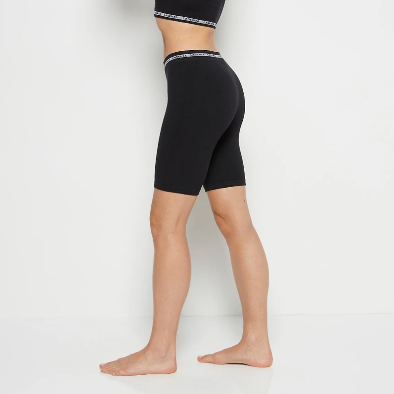 Seamless Bike Short Tuxedo Black