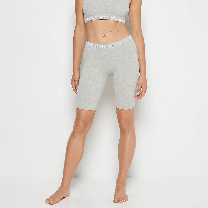 Seamless Bike Short Heather Grey