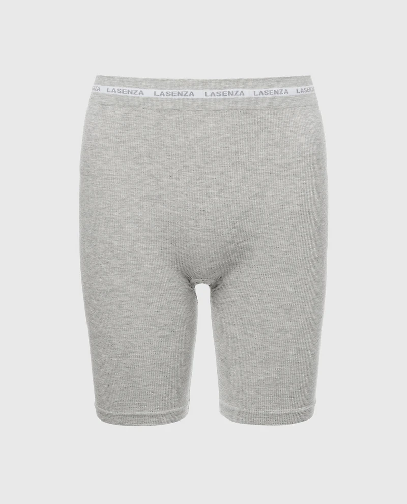 Seamless Bike Short Heather Grey