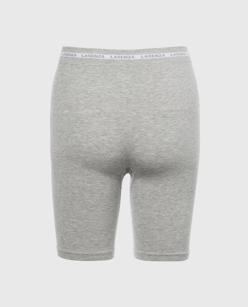 Seamless Bike Short Heather Grey