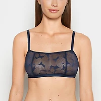 Lined Wireless Bralette Navy