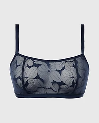 Lined Wireless Bralette Navy