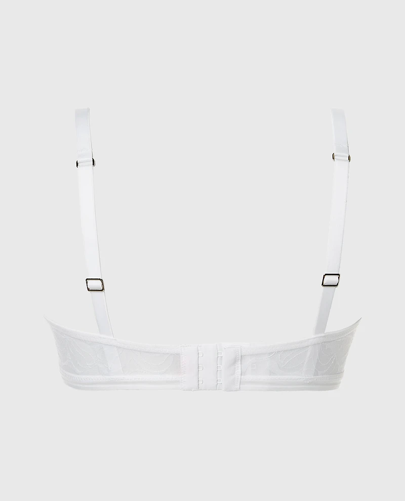 Lined Wireless Bralette Powdered Sugar