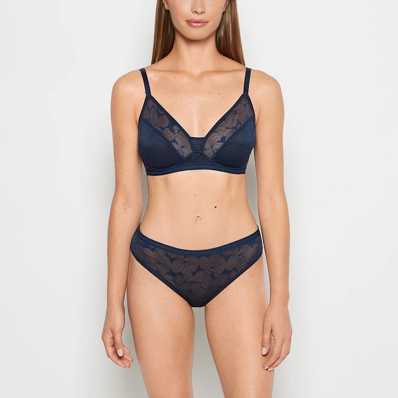 Lined Brief Navy