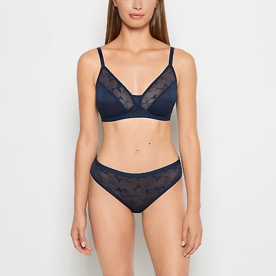 Lined Brief Navy