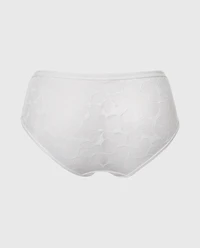 High-Waisted Lined Brief Powdered Sugar