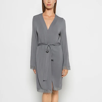 Modal with Lace Trim Rob Smoked Pearl