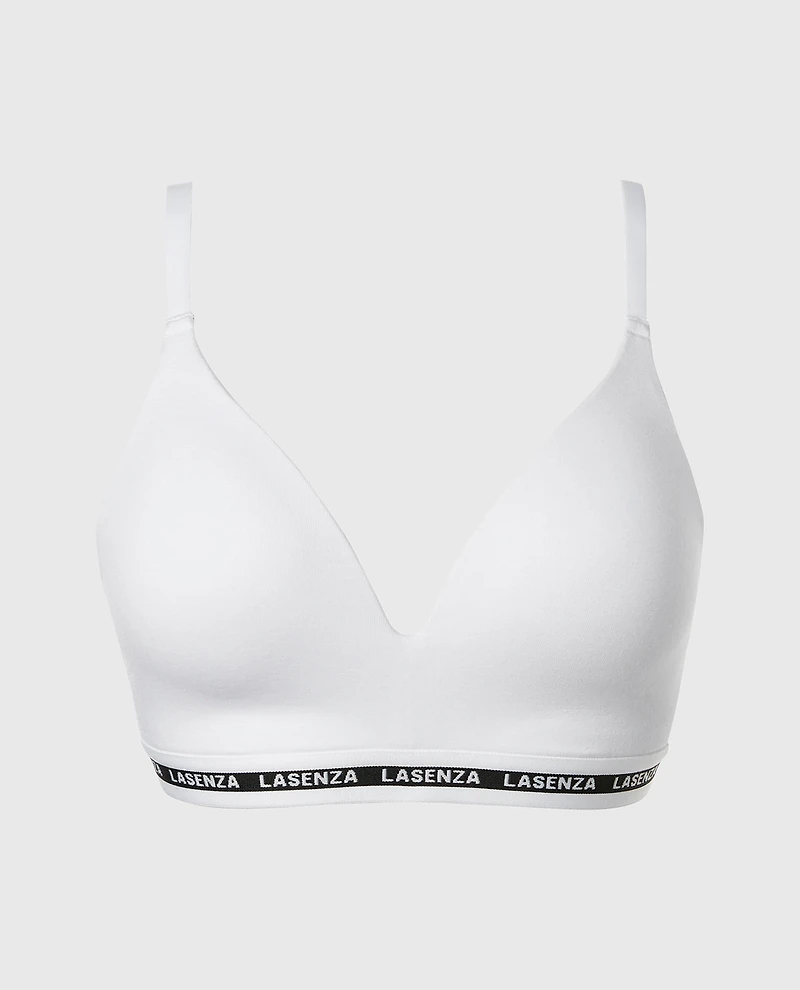 Triangle Padded Bra Powdered Sugar