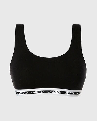 Scoop Bralette Tuxedo Black
