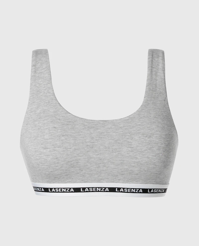Scoop Bralette Heather Grey