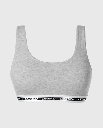 Scoop Bralette Heather Grey