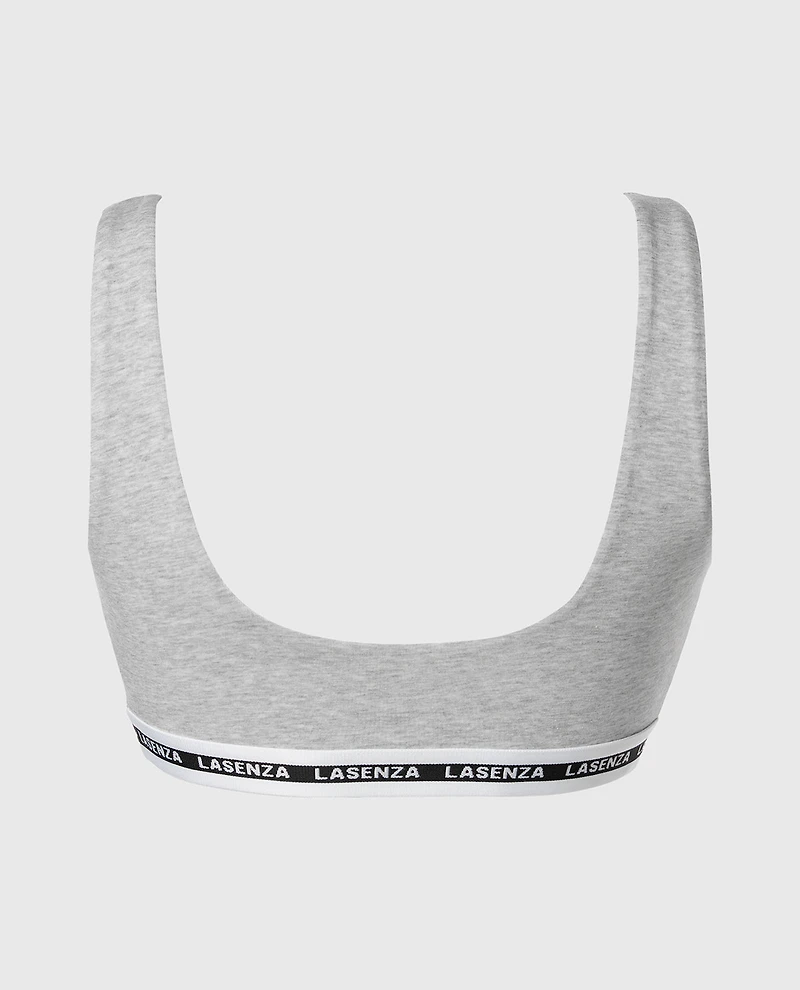 Scoop Bralette Heather Grey