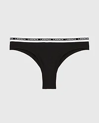 Icons Thong Panty Tuxedo Black