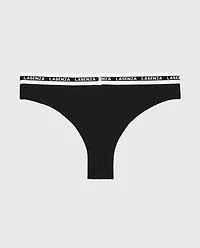 Icons Thong Panty Tuxedo Black