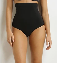 Sculpting High Rise Brief Tuxedo Black