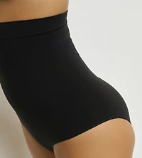 Sculpting High Rise Brief Tuxedo Black