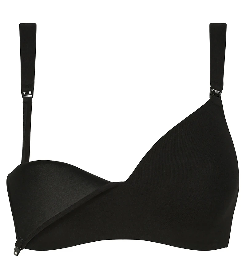 Nursing Bra Tuxedo Black
