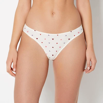 La Senza | Mini Cheeky Cotton Panty and Picot Trim Tossed Heart