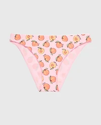 Bikini Cotton Panty and Picot Trim Perfect Peach