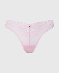 Diva Thong Panty with Romantic Lace Sweet Dream