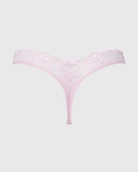 Diva Thong Panty with Romantic Lace Sweet Dream