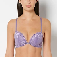 La Senza | Push Up Plunge bra with Romantic Lace in Purple Haze | Lace | Purple Haze | 32DDD
