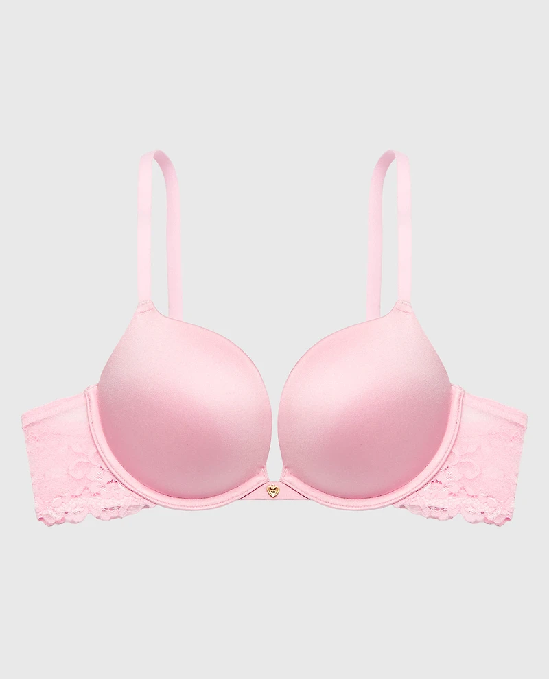 Push Up Plunge bra with Romantic Lace Wing Sweet Dream