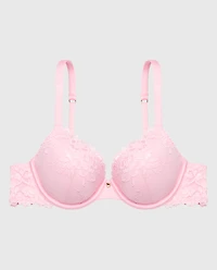 Full Coverage Lightly Lined Bra With Romantic Lace Sweet Dream