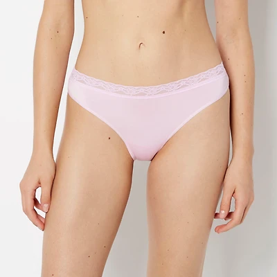 Ultrasoft Modal Bikini Panty with Lace Trim Sweet Dream