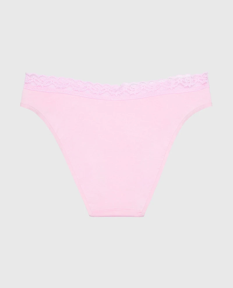 Ultrasoft Modal Bikini Panty with Lace Trim Sweet Dream