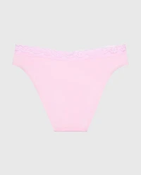 Ultrasoft Modal Bikini Panty with Lace Trim Sweet Dream