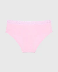 Ultrasoft Modal Hipster Panty with Lace Trim Sweet Dream