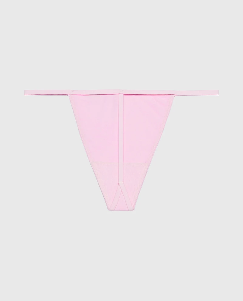 Ultrasoft Modal G-String Panty with Rosette Detail Sweet Dream