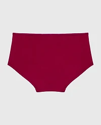 Ultrasoft Modal Boyshort  Panty with Rosette Detail Plum Rose