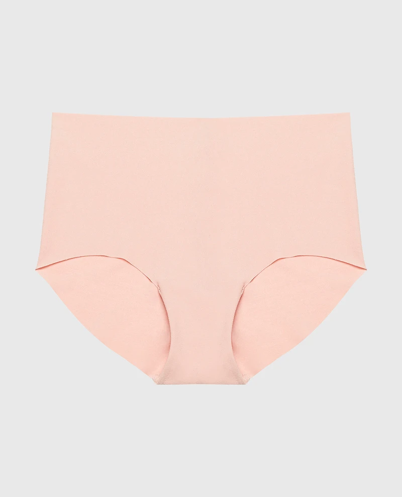 No Show High Waist Brief Panty Royal pink