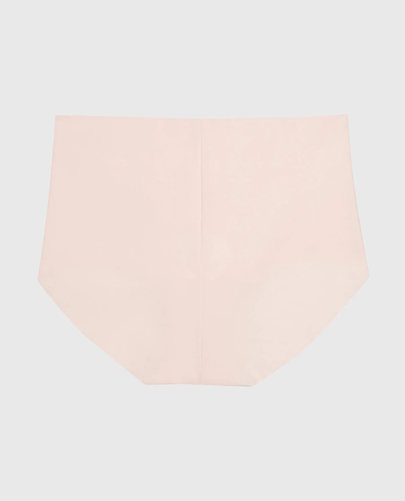 No Show High Waist Brief Panty Pearl Blush