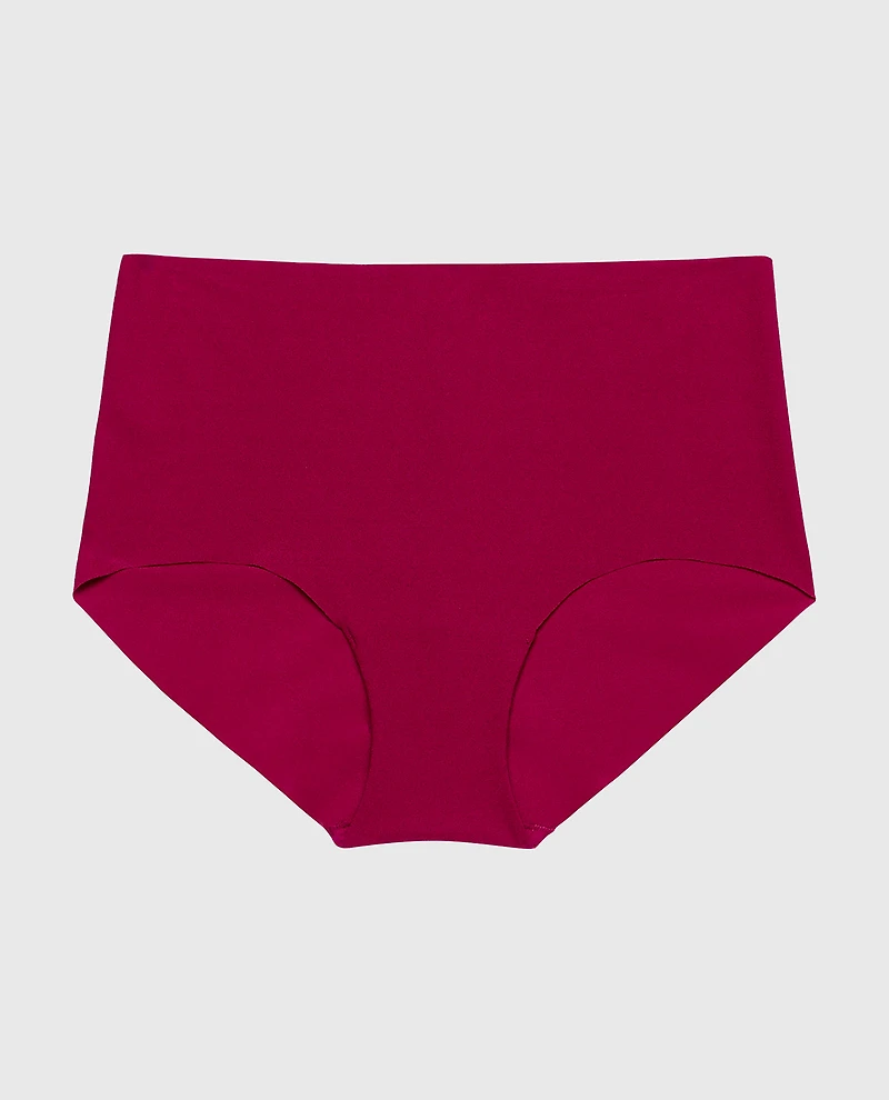 No Show High Waist Brief Panty Plum Rose