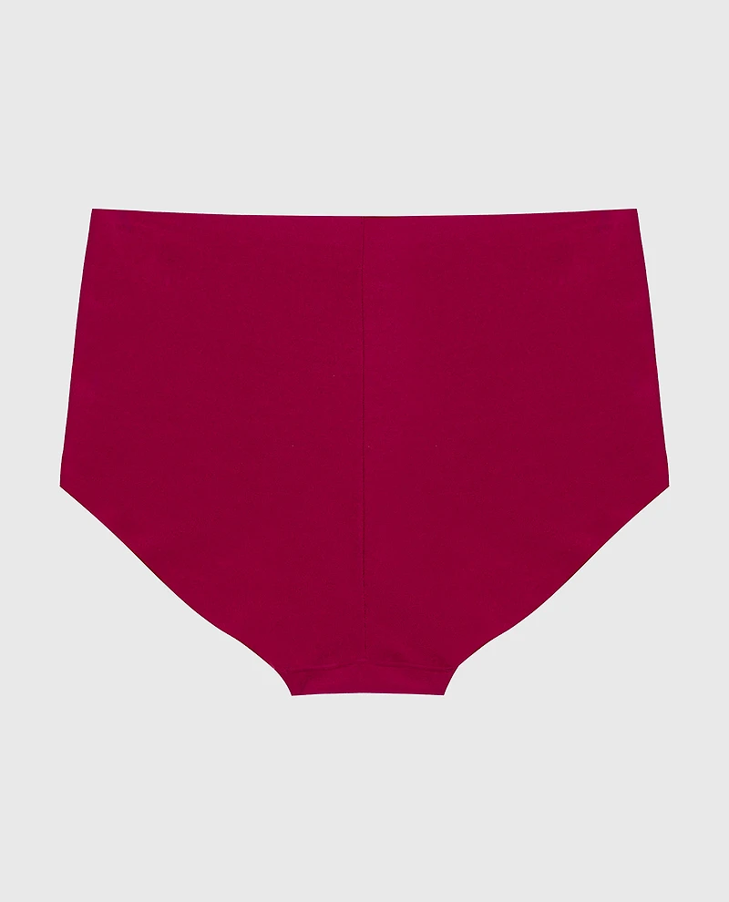 No Show High Waist Brief Panty Plum Rose